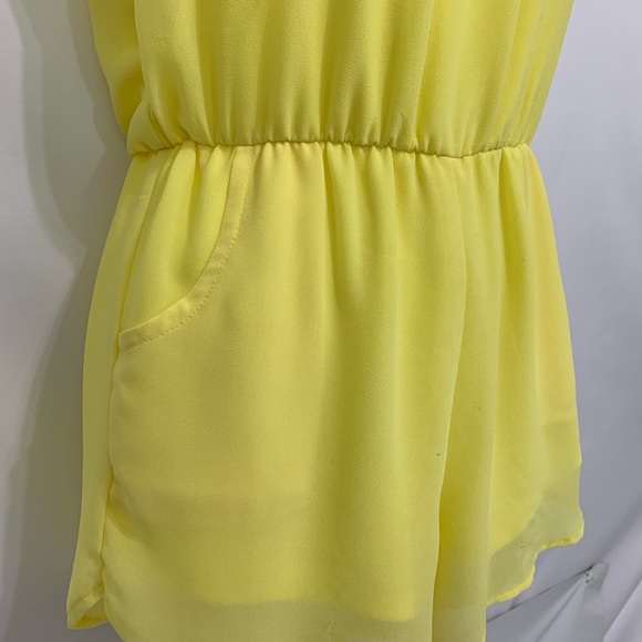 Cooper Key Yellow Romper EUC - Picture 3 of 7